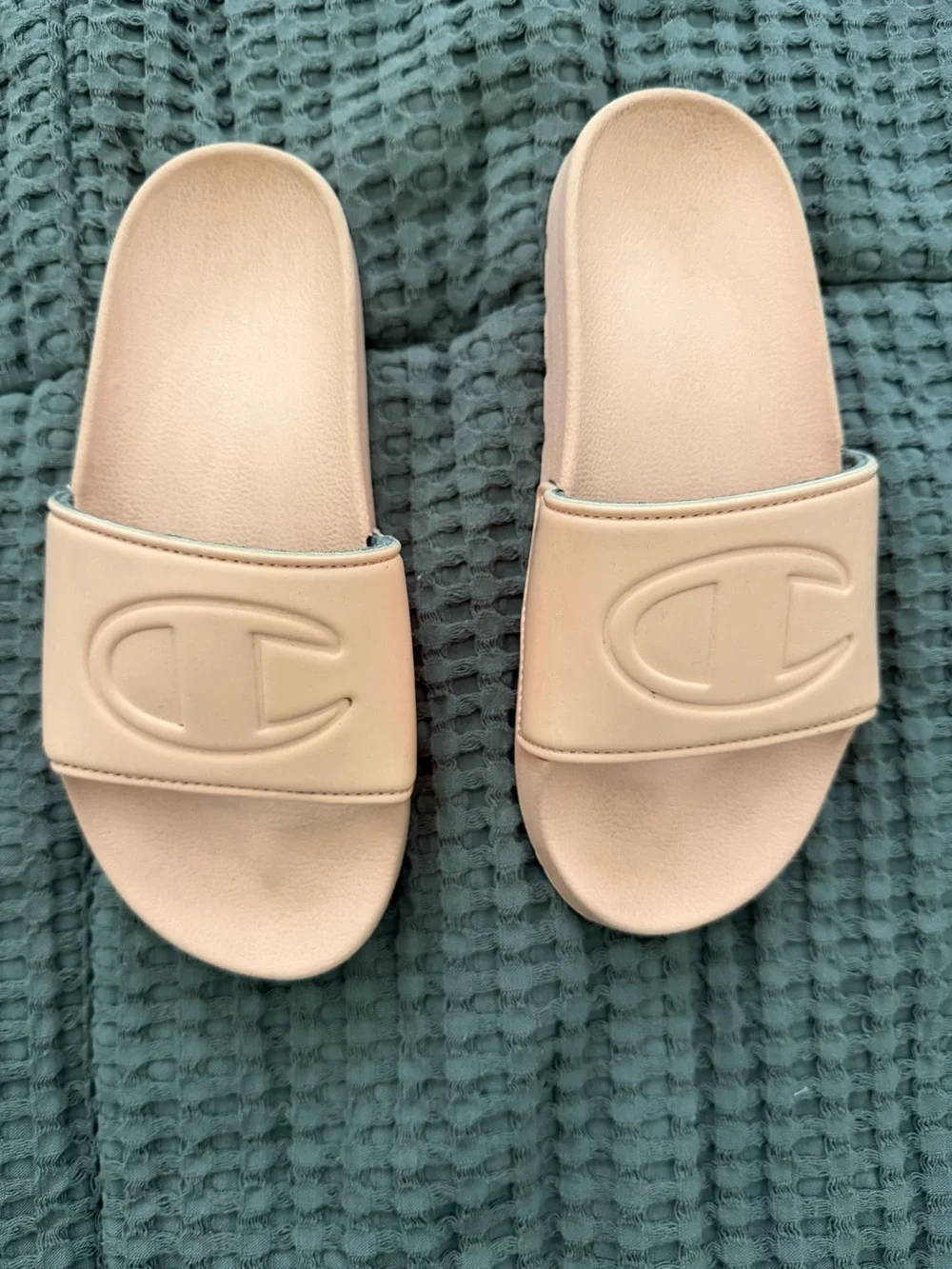 Champion Girls Pink Slides Size 2 Slip On Sandals